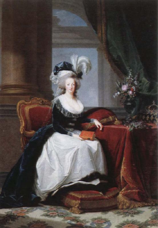 Elisabeth Louise Viegg-Le Brun marie antoinette Norge oil painting art